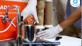 Cómo cambiar refil Purificador EcoDuo Inox