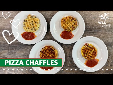 Pizza chaffles! 4 different ways, bariatric friendly recipe and we CAN'T stop making them