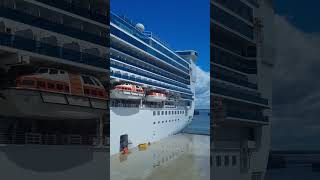 The last P&O Cruises in Brisbane Cruise terminal. .
