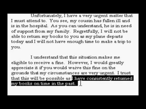 雅思綜合任務1如何結構化作答 (How to structure an IELTS General Task 1 response)