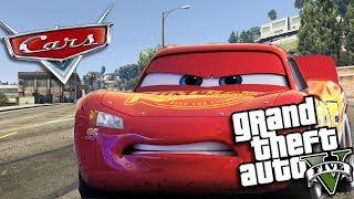 GTA 5 Mods - CARS 3 MOD w/ LIGHTNING MCQUEEN (GTA 5 Mods Gameplay)