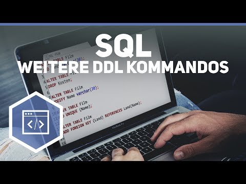 Weitere DDL Kommandos in SQL - SQL 8