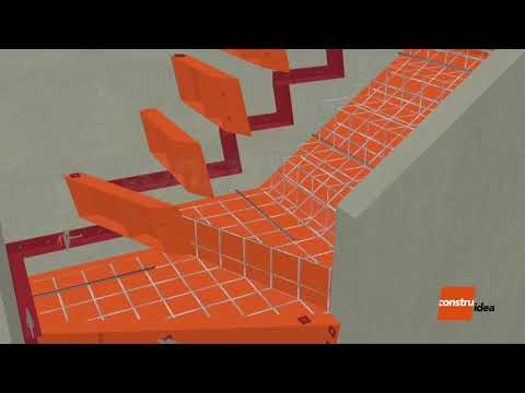 Moldes Metálicos para Escaleras - Animación 3D