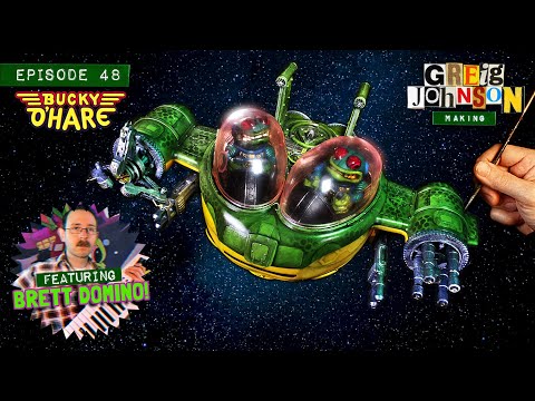Painting & detailing a 90s Bucky O'Hare toy (feat. music by BRETT DOMINO)