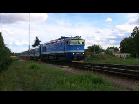 Lokomotiva řady 754 062-8 na Sp 1731, Os 12275.