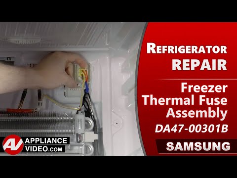 Samsung Refrigerator - Freezer Not Defrosting - Freezer Thermal Fuse Assembly Repair and Diagnostic