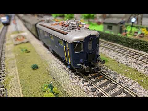 Piko SBB Re 4/4I blau und LTE 187 Lord of the Rails