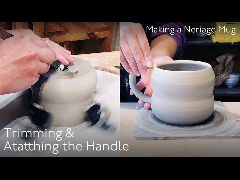 Making a Wavy Mug – From Trimming to Attaching the Handle