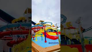 Carnival Jubilee Bolt Roller Coaster at Sea and Huge Water Park #carnivalcruise #carnivaljubilee