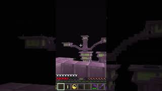 高い所こわーい.エンドシティー24【マインクラフト】　#shorts