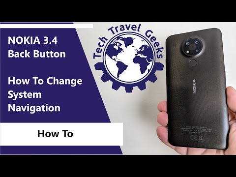 Nokia 3.4 Back Button - How To Change System Navigation to 3-button Navigation