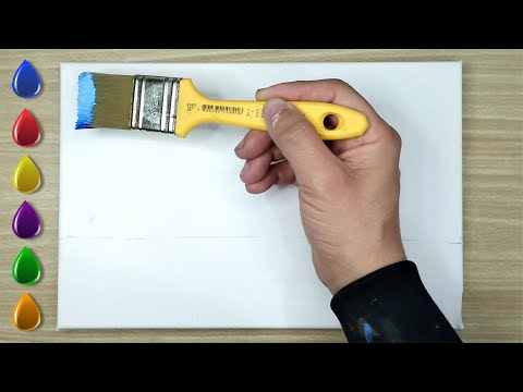 A Painting That Calms the Heart / Acrylic Painting for Beginners