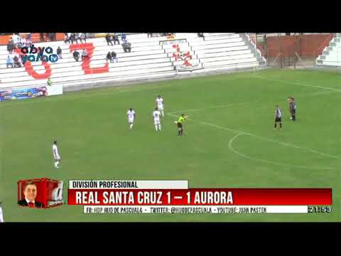 📽️ [ COMENTARIO Y ANÁLISIS] Real Santa Cruz 1-1 Aurora