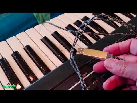 How To Connect A Digital Piano Or A Synthesizer On A PC Or Mac Using A MIDI Interface To USB Cable