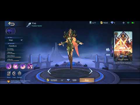 Yve Forest Hymn skin mobile legends