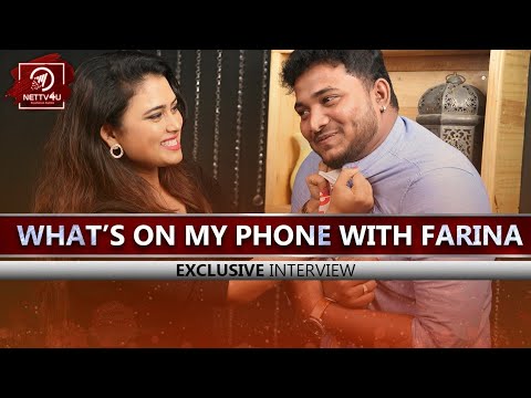 Whats On My Phone With Sun TV VJ Farina Exclusive Interview Kitchen Farina