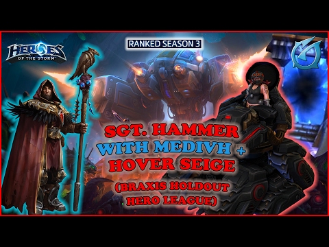 Grubby | Heroes of the Storm | Sgt. Hammer with Medivh + Hover Siege - HL S3 - Braxis Holdout