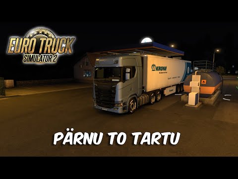 Pärnu to Tartu | Euro Truck Simulator 2 | ETS2 1.43 Mods | Scania S | Tobii Eye Tracker 5