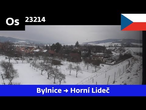 Jízda vlakem Os 23214 - 26.1.2018