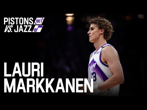 Lauri DROPS 30 vs PISTONS 🇫🇮😱 | UTAH JAZZ