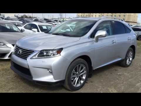 New Silver on Light Grey 2015 Lexus RX 350 AWD Sportdesign Edition Review - Alberta, Canada