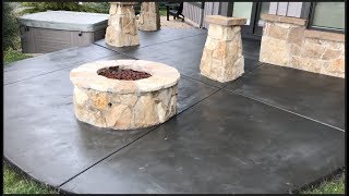 Solid Color Staining Concrete