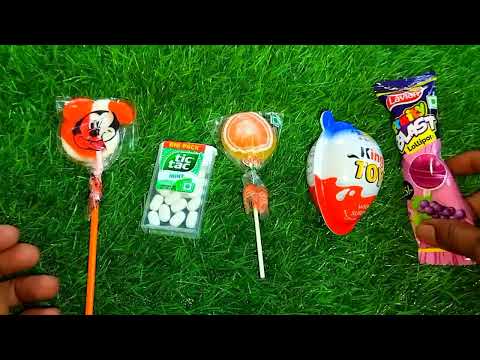 Satisfying video Asmr lollipops candy and chocolate gummy candy unboxing video Asmr #shrenachocolate