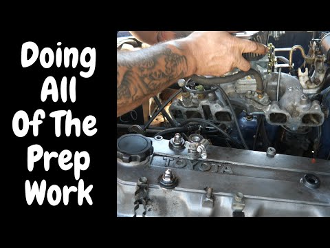 22R Head Gasket Replacement Part 1