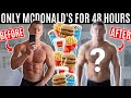 Bodybuilder eats nothing but MCDONALD'S for 48 HOURS! ** 10,000 CALORIE CHALLENGE **