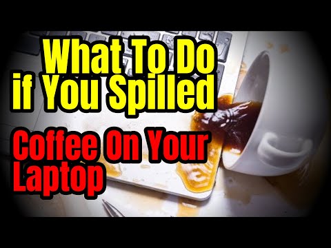 What to Do If You Spilled Water or Coffee on Your Laptop