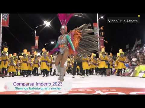 Comparsa Imperio 2023 - Show de batería Nota 10 - Cuarta noche de carnaval