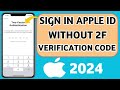 How To Sign in Apple ID Without Verification Code || Sign in Apple ID without 2F codee