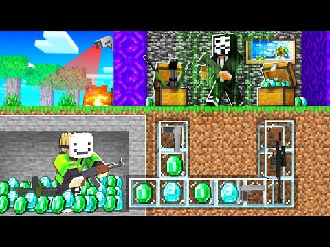 I Found 21 Ways to Steal DIAMONDS from a Hacker in Minecraft!