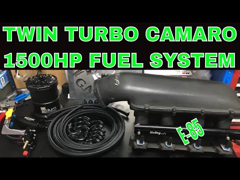 1500HP FUEL SYSTEM FOR OUR TWIN TURBO 3RD GEN CAMARO