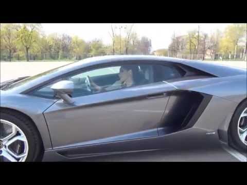 Lamborghini Aventador LP700-4 & Julia Adasheva (27/04/2014)