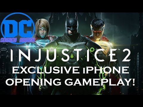 INJUSTICE 2 OPENING GAMEPLAY on iPhone! Injustice 2 iOS Part 1