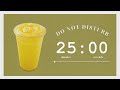 Pomodoro Timer 25 5 Avanti Lofi Playlist Mango Sunrise Slushie