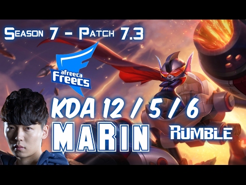 AFs MaRin RUMBLE vs CAMILLE Top - Patch 7.3 KR Ranked