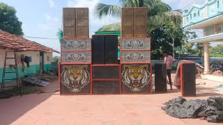 कभी ऐसा DJ SETUP नहीं देखा होगा 12Bass, 6 Top, 4 liner .9Dj Amplifier Full Competition के लिए plasma