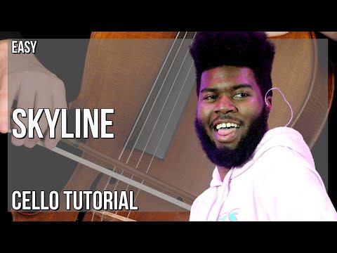 How to play Skyline by Khalid on Cello (Tutorial)