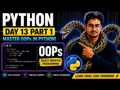 Python Day 13 Part 1 Python Oops Full Explanation %f0%9f%a4%a9%f0%9f%a5%b0 Python Tutorial Python Python