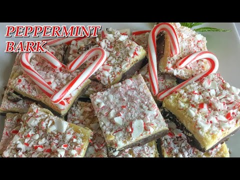 Peppermint Bark Recipe Easy |Peppermint Bark