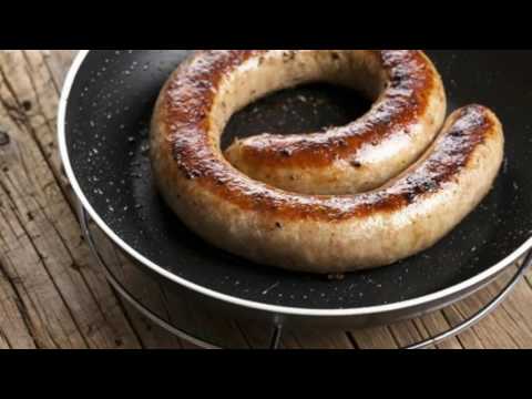 Rød og blå "Medister"