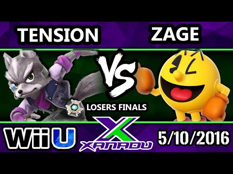 S@X 149 - Zage (Pac-Man) Vs. Tension (Fox) SSB4 Losers Finals - Smash Wii U - Smash 4