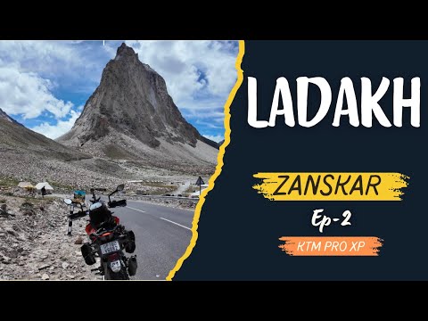 Ladakh Bike Trip Ep.2 KTM PROXP Adventure 390 Shinku La Pass, Gonbo Rangjan, Padum, Zanskar