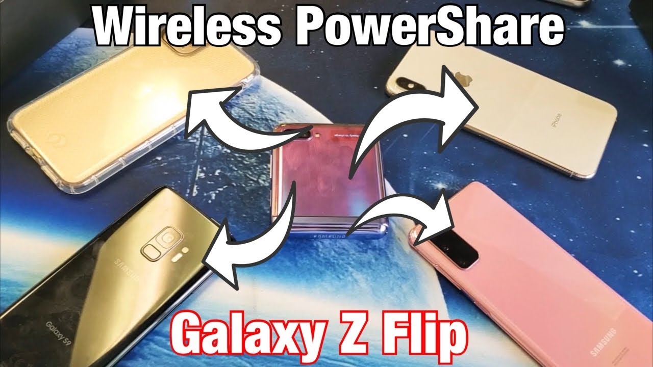 Galaxy Z Flip: How to Use Wireless PowerShare + Test on Phone w/ Case On