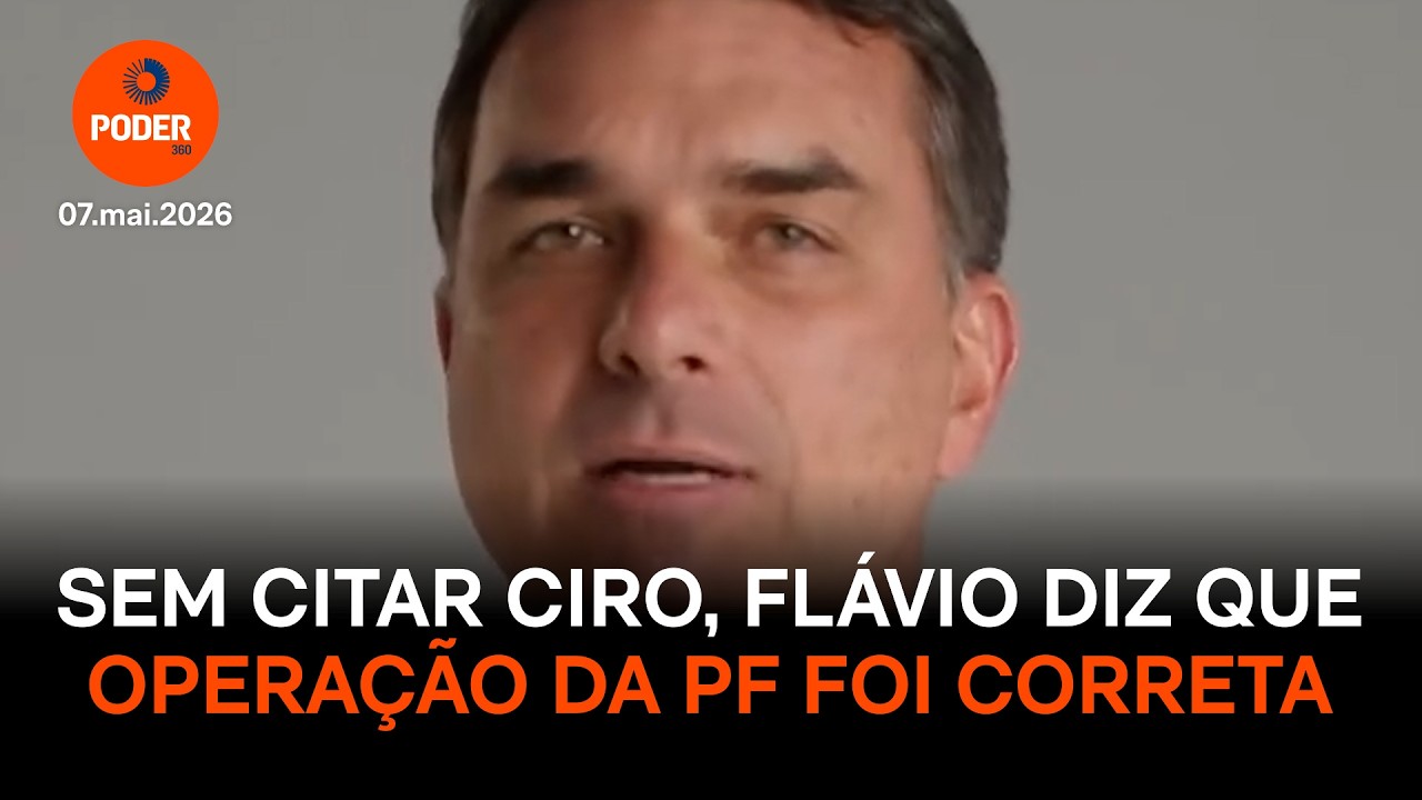 Sem citar Ciro, Flávio diz que operação da PF foi correta