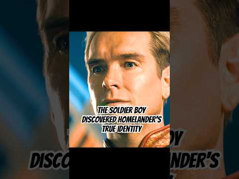 The soldier boy discovered Homelander's true identity.#foryou #shortvideo #shorts #theboys