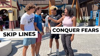 Amusement park hacks from kids: From beating the lines to conquering fears