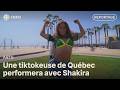Enola Bédard à La Coupe Du Monde Aux Côtés De Shakira